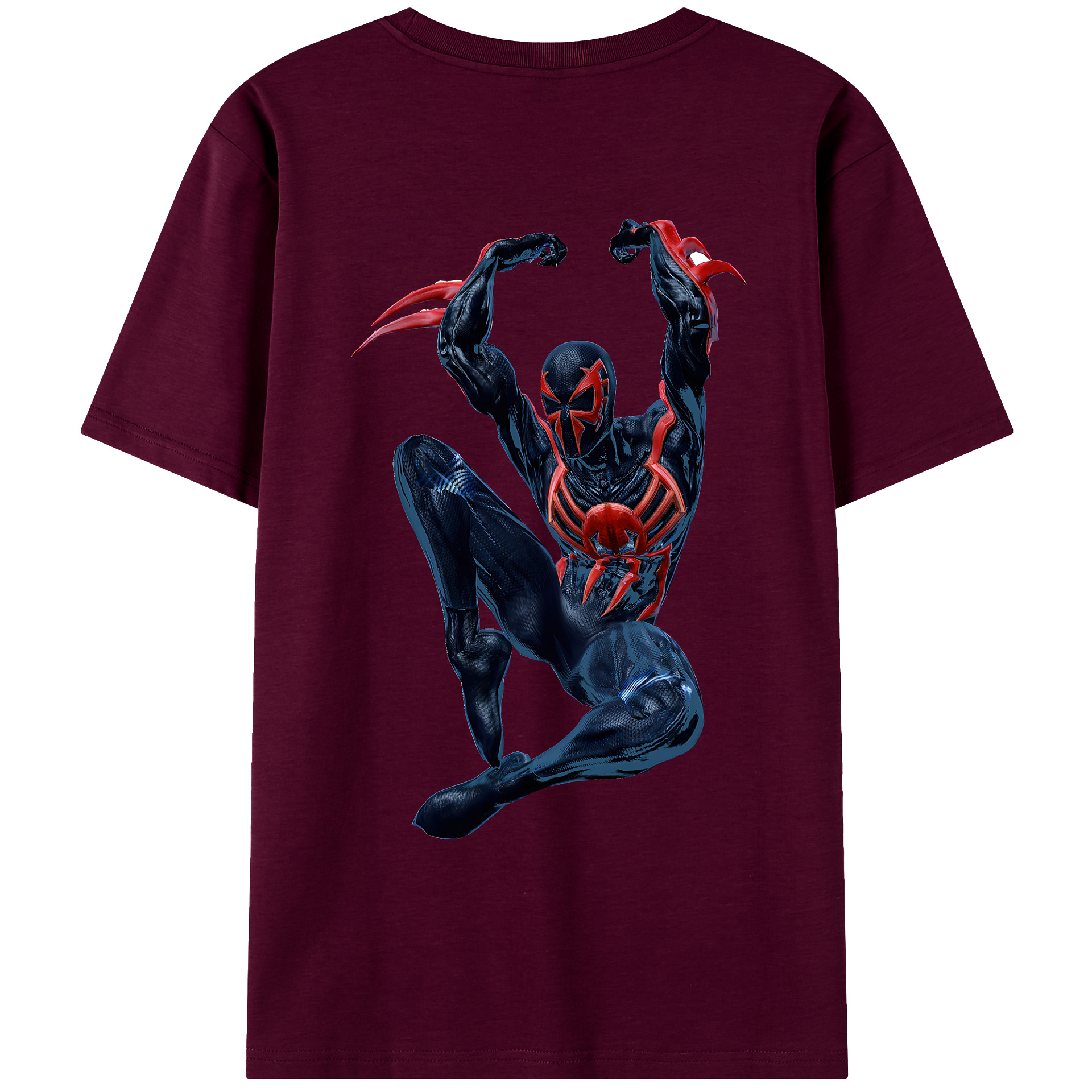 （画像用） Spider Man スパイダーマン レディース半袖Tシャツ(バックプリント)
